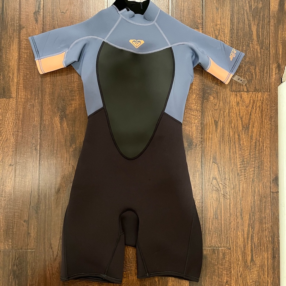 Roxy 2/2mm Prologue - Back Zip Short Sleeve Springsuit Wetsuit